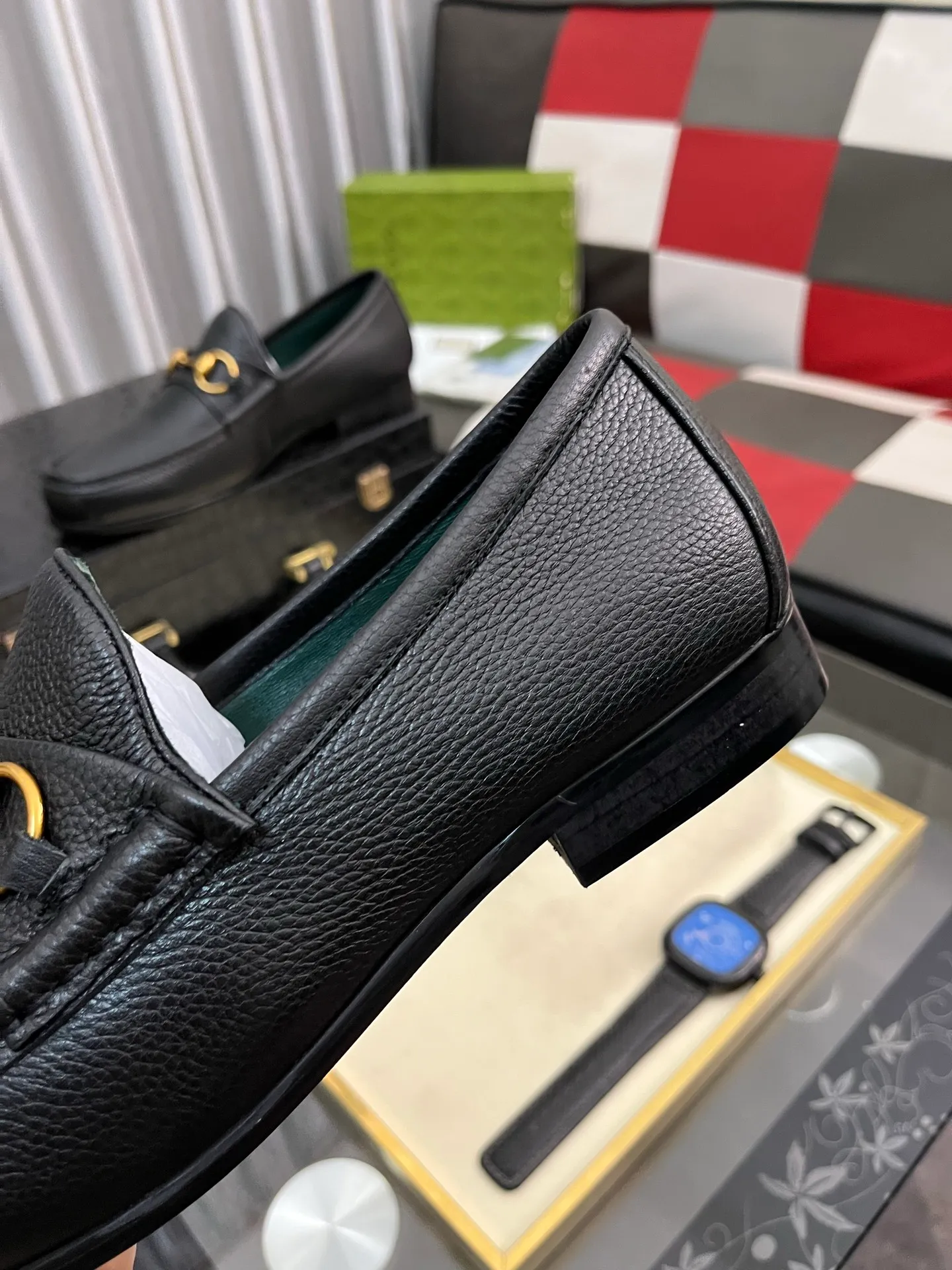 Men's Men's Shoes 💰540⌚️⌚️【GUCCI】The most popular classic Gucci leather shoes. Synchronized with the official website, the upper is made of Italian first-layer cowhide ➕cowhide lining, with unique brand and unique craftsmanship. Highlighting the hot style of the new year. Stop hesitating, stop wandering, get it now. Digital: 38--444️⃣colors available